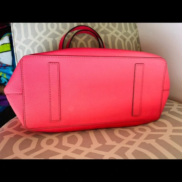 Kate Spade Large Saffiano Leather Pink Tote - Picture 6 of 6